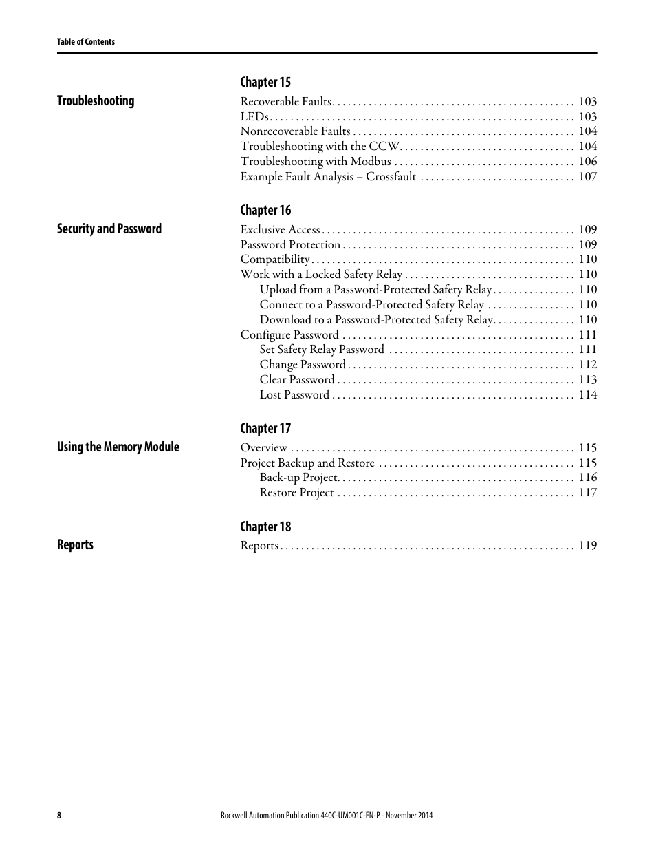 Rockwell Automation 440C Guardmaster 440C-CR30 Configurable Safety Relay User Manual User Manual | Page 8 / 150