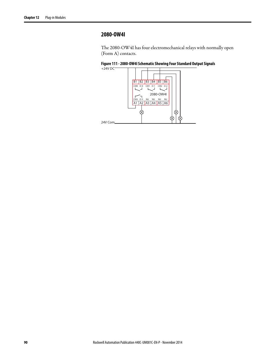 2080-ow4i | Rockwell Automation 440C Guardmaster 440C-CR30 Configurable Safety Relay User Manual User Manual | Page 90 / 150