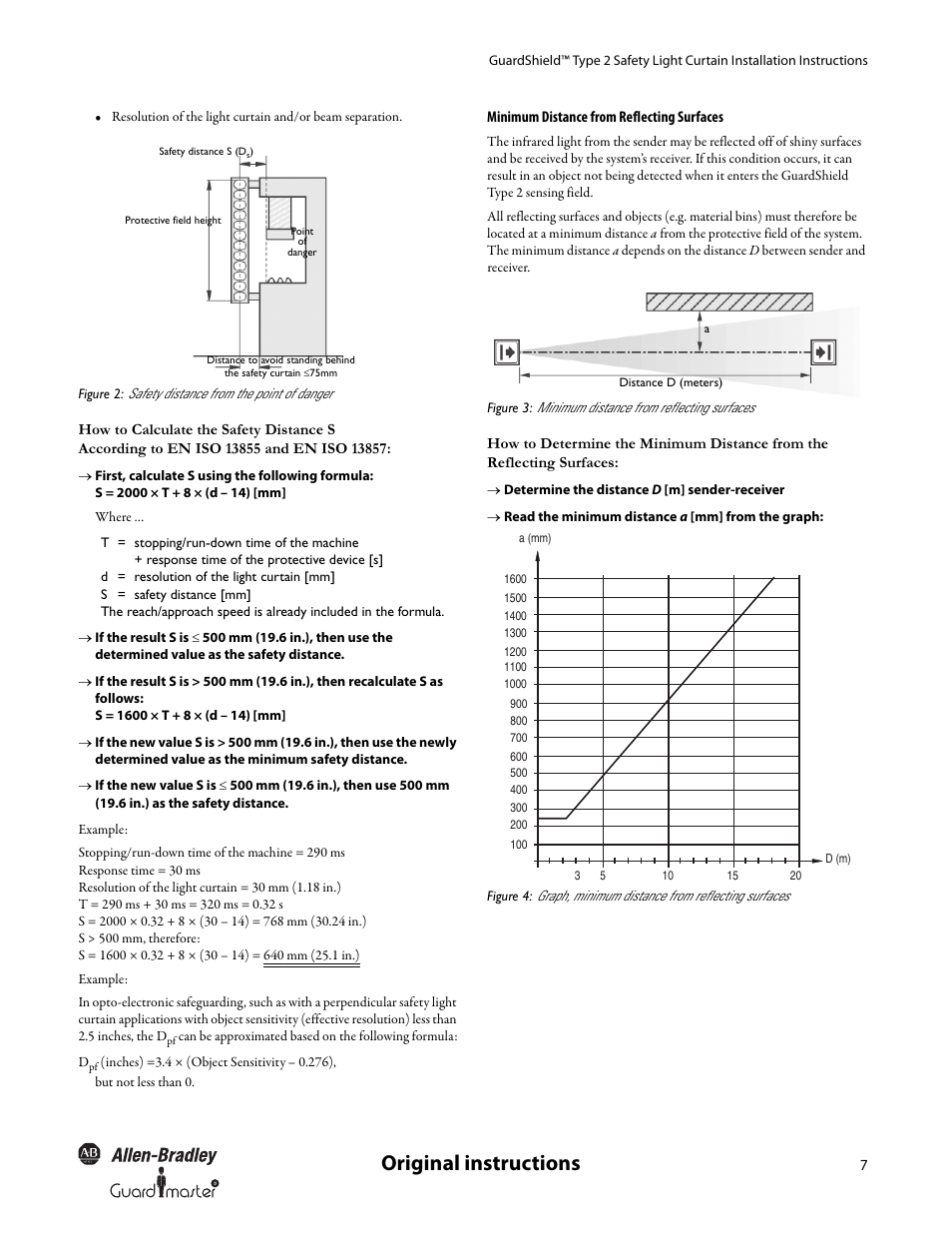 Original instructions | Rockwell Automation 440L GuardShield Type 2 Safety Light Curtain User Manual User Manual | Page 9 / 28