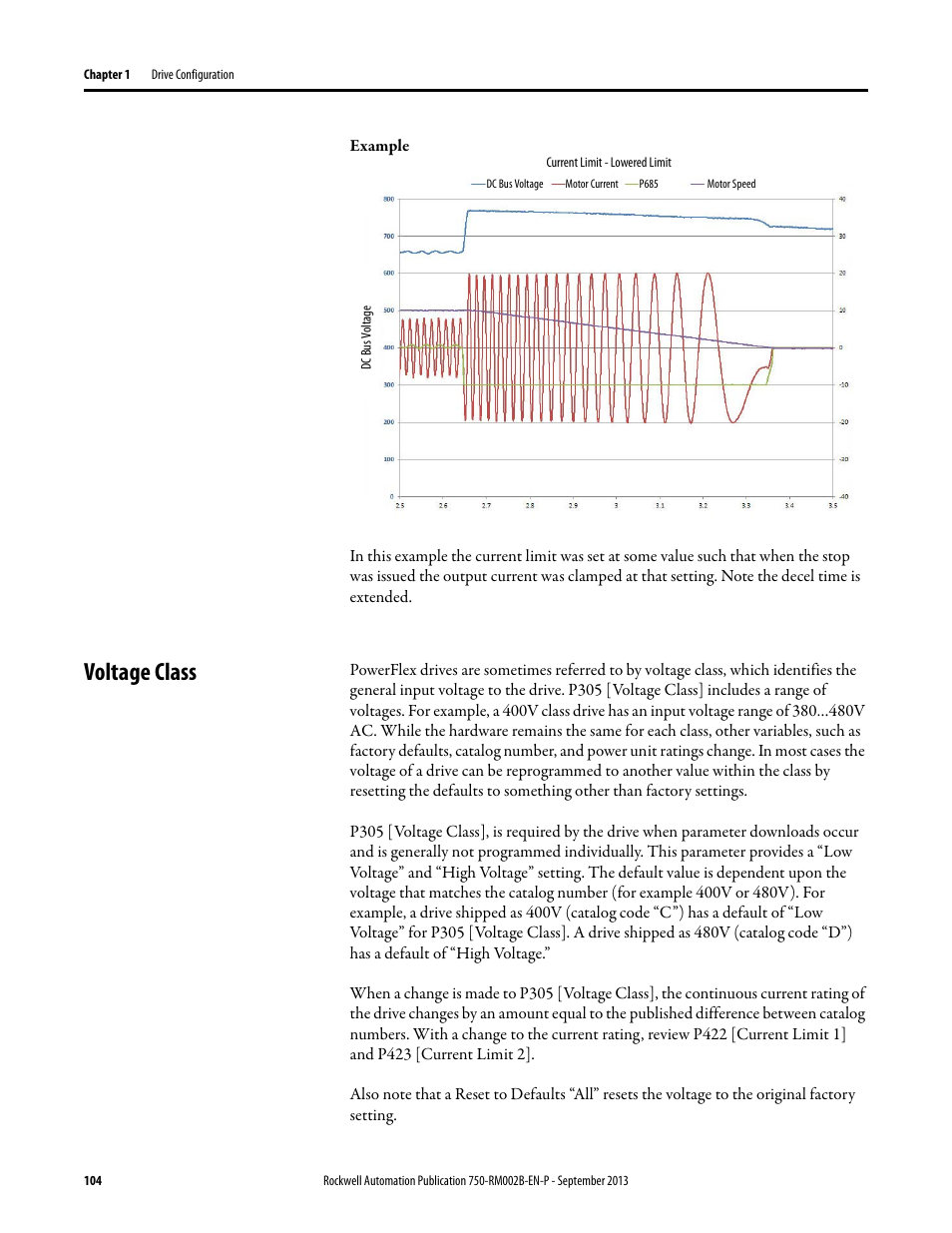 Voltage class | Rockwell Automation 20G PowerFlex 750-Series AC Drives User Manual | Page 104 / 432