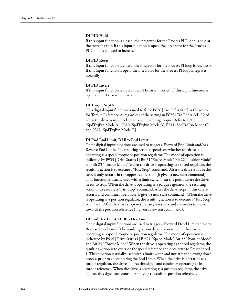 Rockwell Automation 20G PowerFlex 750-Series AC Drives User Manual | Page 126 / 432