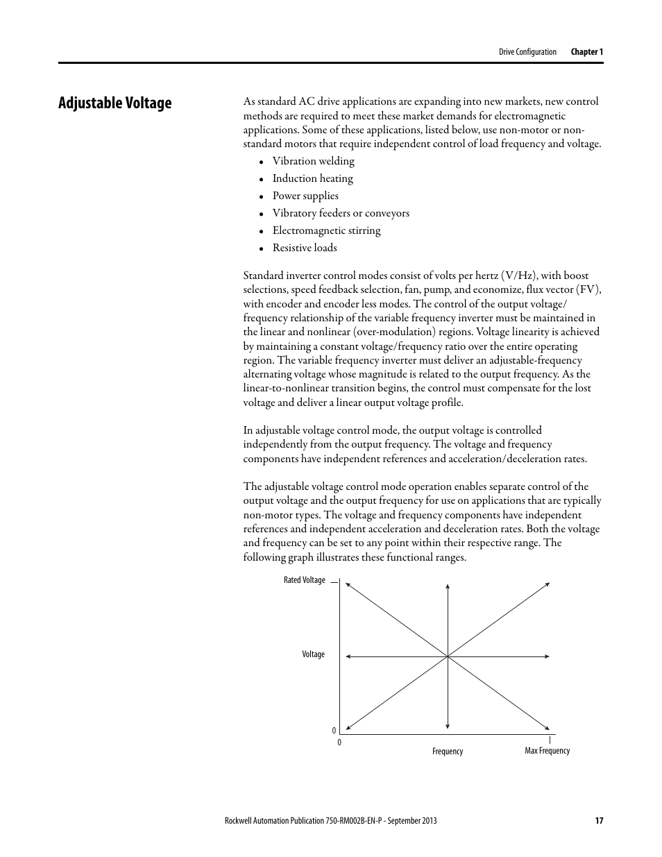 Adjustable voltage | Rockwell Automation 20G PowerFlex 750-Series AC Drives User Manual | Page 17 / 432