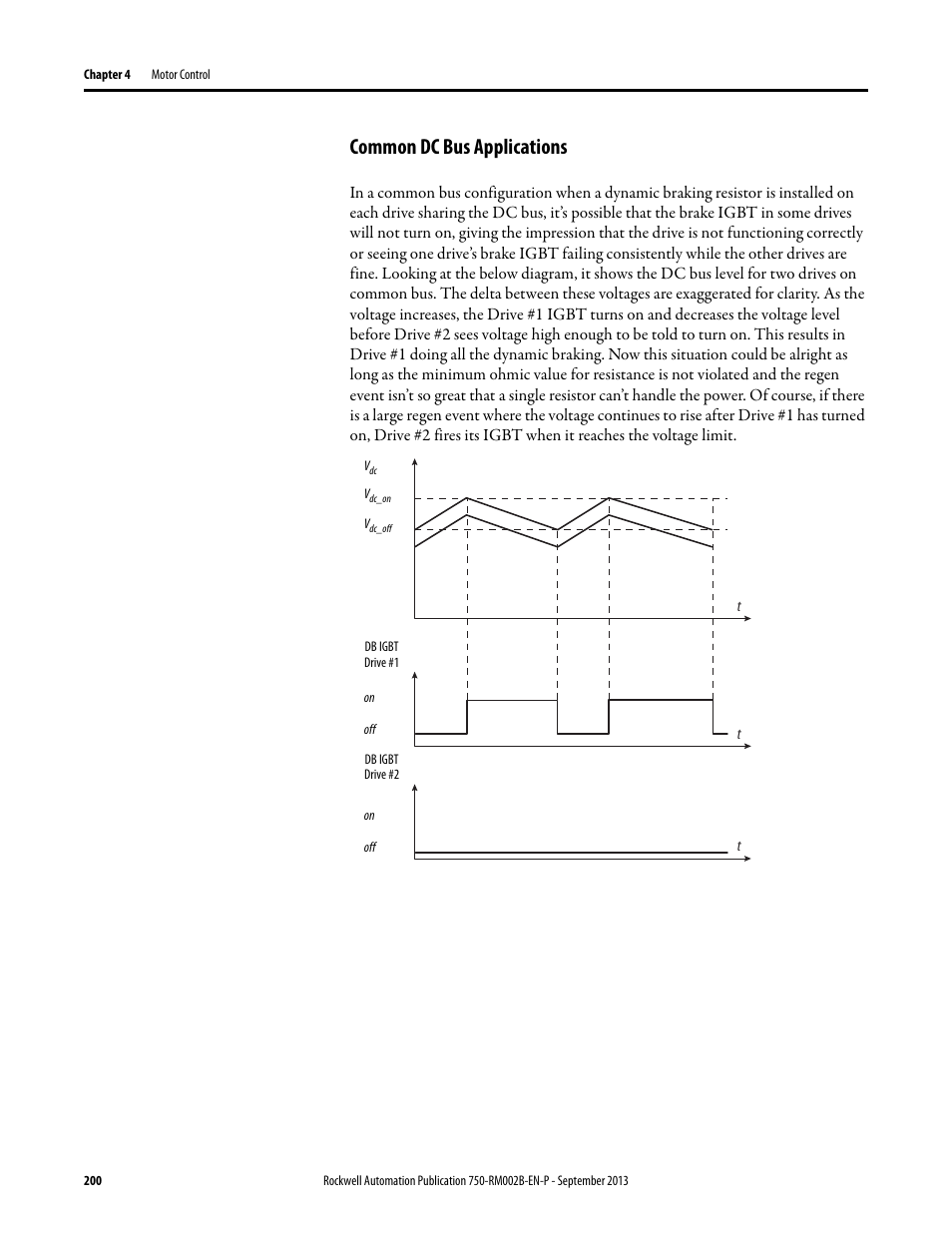 Common dc bus applications | Rockwell Automation 20G PowerFlex 750-Series AC Drives User Manual | Page 200 / 432