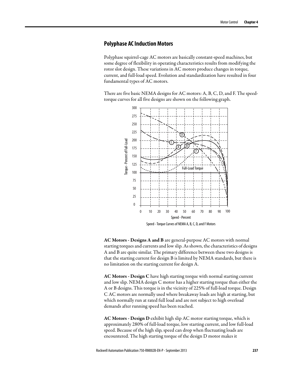 Polyphase ac induction motors | Rockwell Automation 20G PowerFlex 750-Series AC Drives User Manual | Page 237 / 432