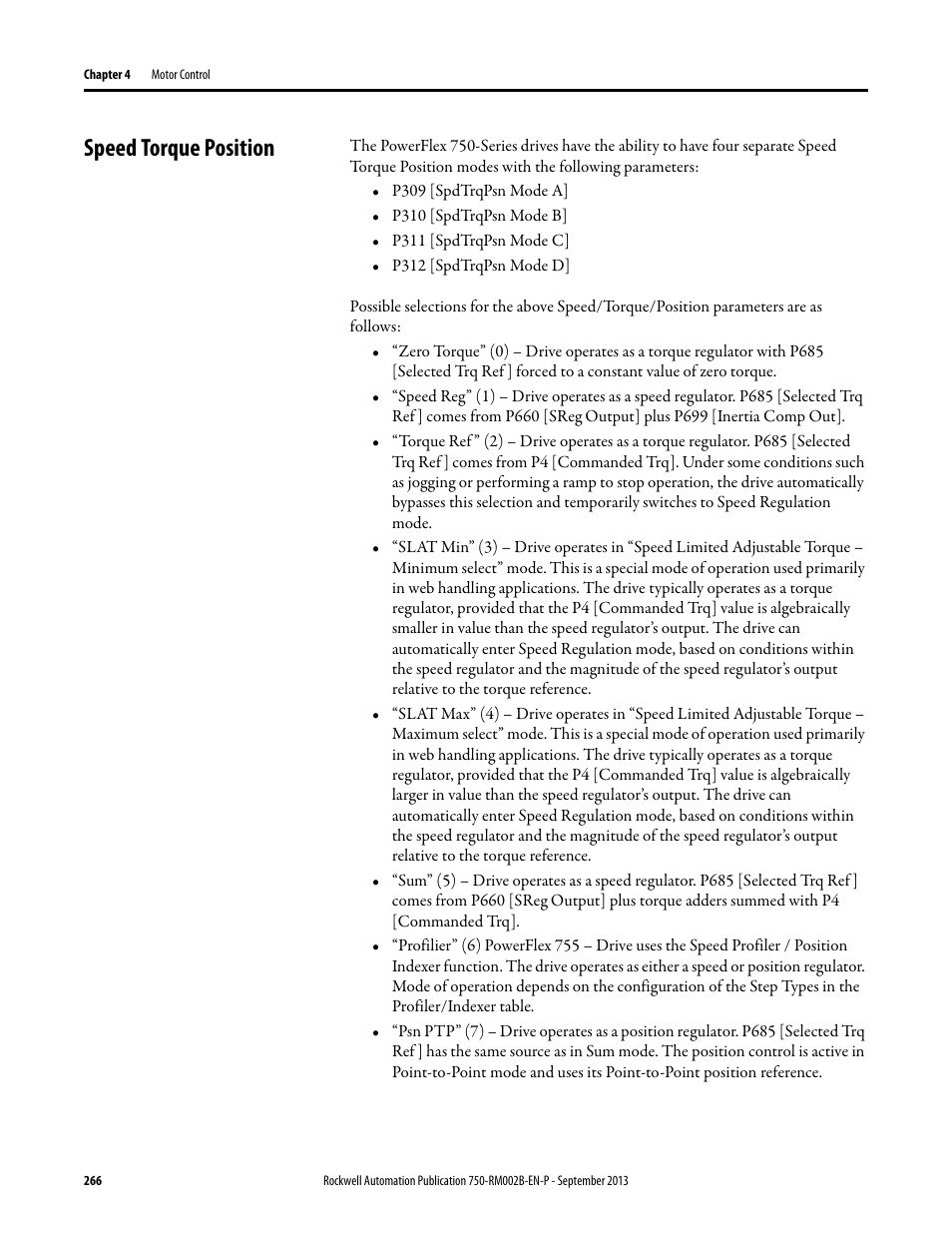 Speed torque position, For a | Rockwell Automation 20G PowerFlex 750-Series AC Drives User Manual | Page 266 / 432