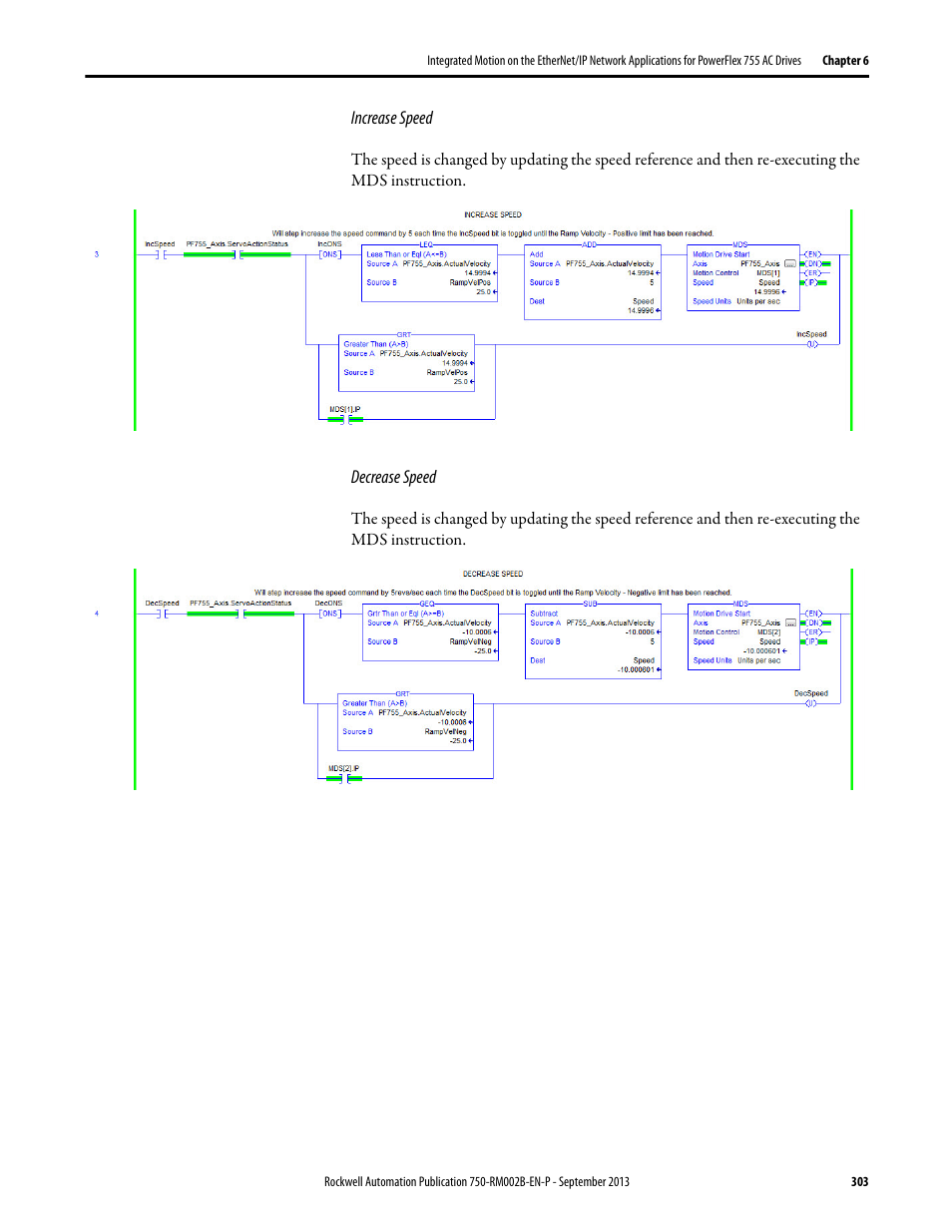 Rockwell Automation 20G PowerFlex 750-Series AC Drives User Manual | Page 303 / 432