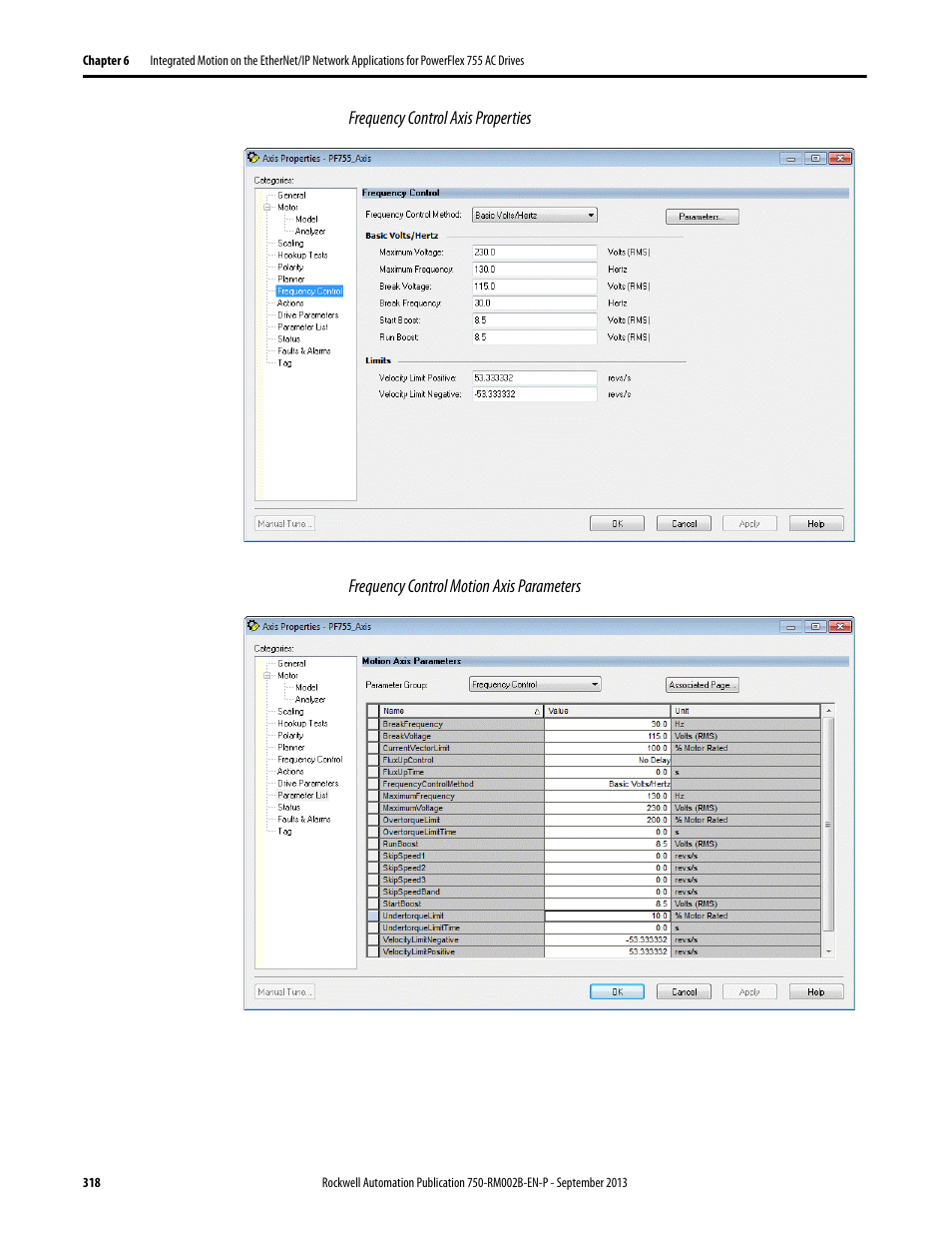 Rockwell Automation 20G PowerFlex 750-Series AC Drives User Manual | Page 318 / 432