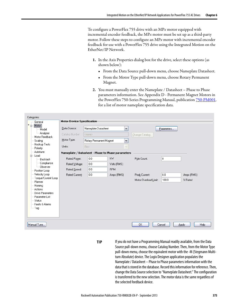 Rockwell Automation 20G PowerFlex 750-Series AC Drives User Manual | Page 373 / 432