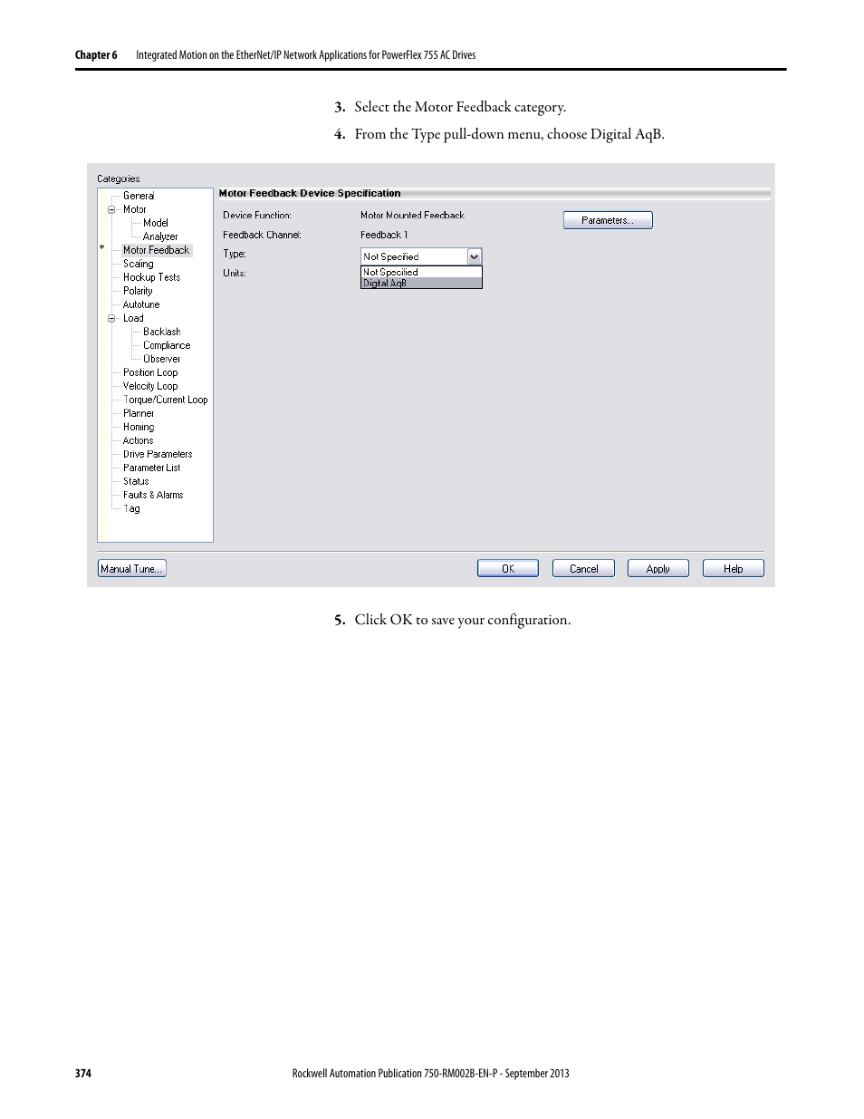 Rockwell Automation 20G PowerFlex 750-Series AC Drives User Manual | Page 374 / 432