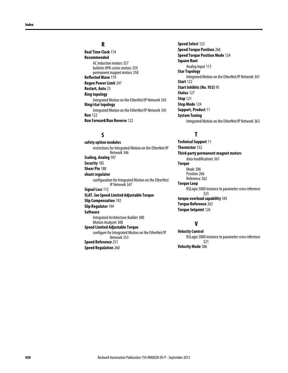 Rockwell Automation 20G PowerFlex 750-Series AC Drives User Manual | Page 430 / 432