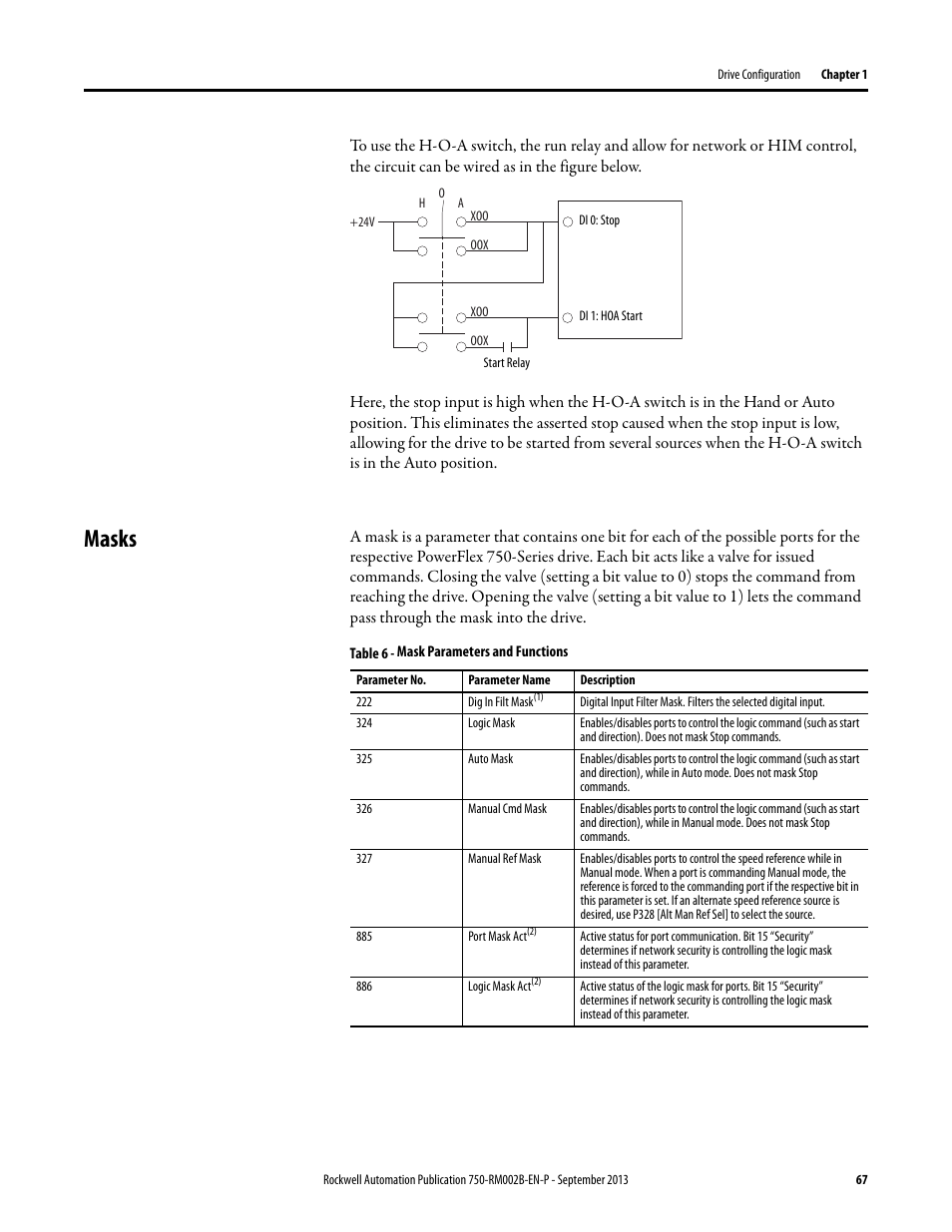 Masks | Rockwell Automation 20G PowerFlex 750-Series AC Drives User Manual | Page 67 / 432