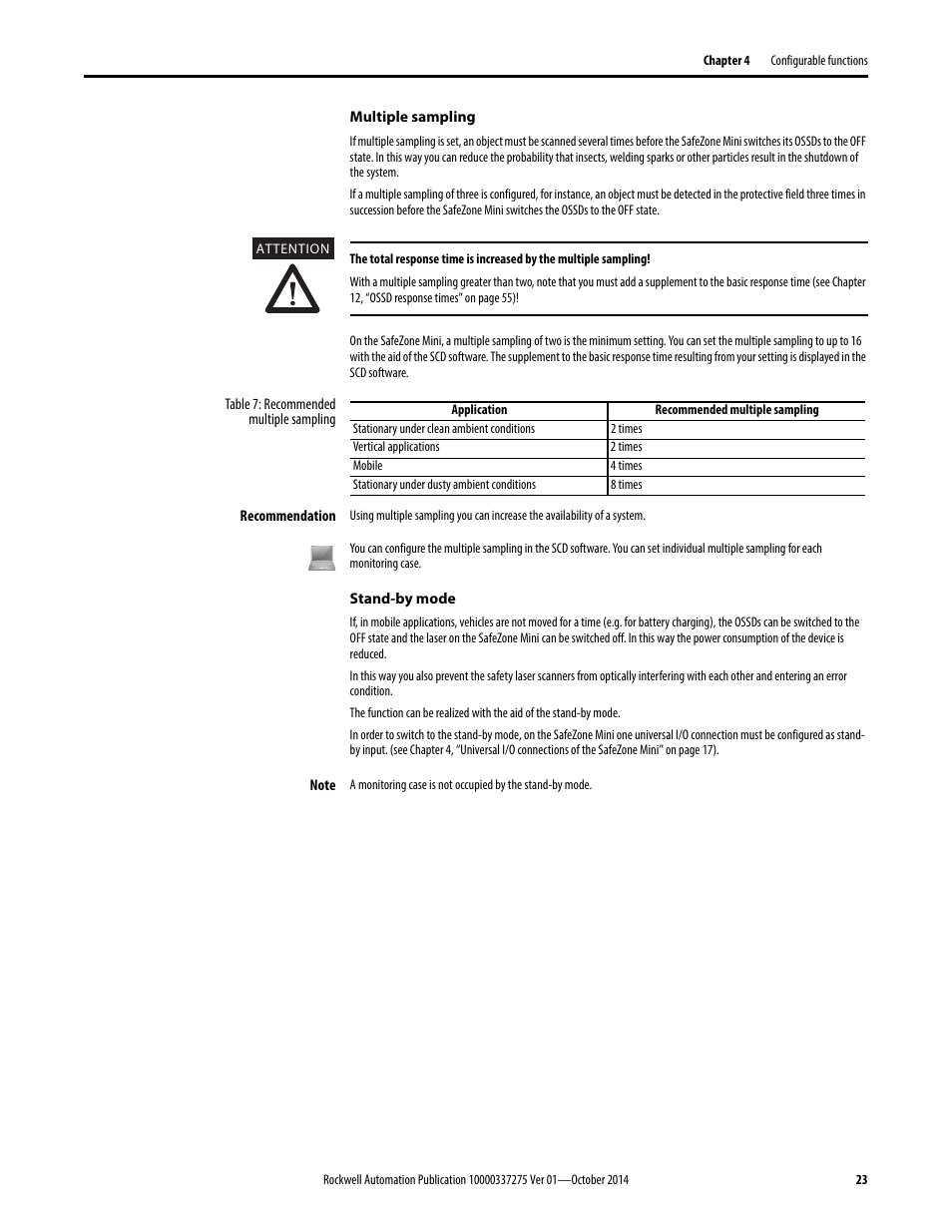 Rockwell Automation 442L-SFZNMN SafeZone Mini Safety Laser Scanner User Manual User Manual | Page 25 / 80