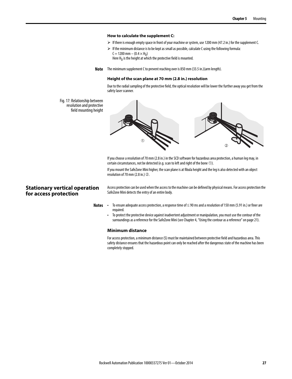 Rockwell Automation 442L-SFZNMN SafeZone Mini Safety Laser Scanner User Manual User Manual | Page 29 / 80