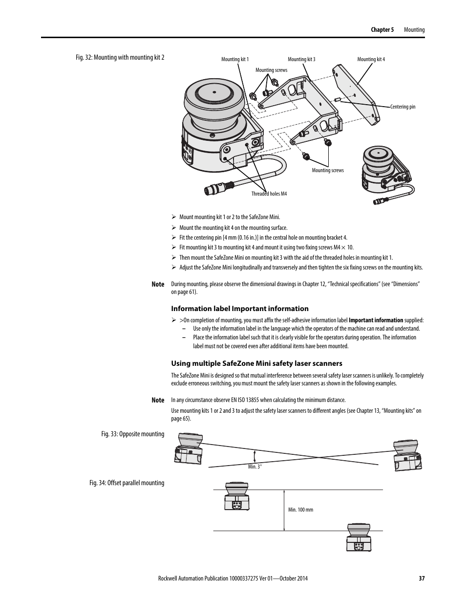 Rockwell Automation 442L-SFZNMN SafeZone Mini Safety Laser Scanner User Manual User Manual | Page 39 / 80