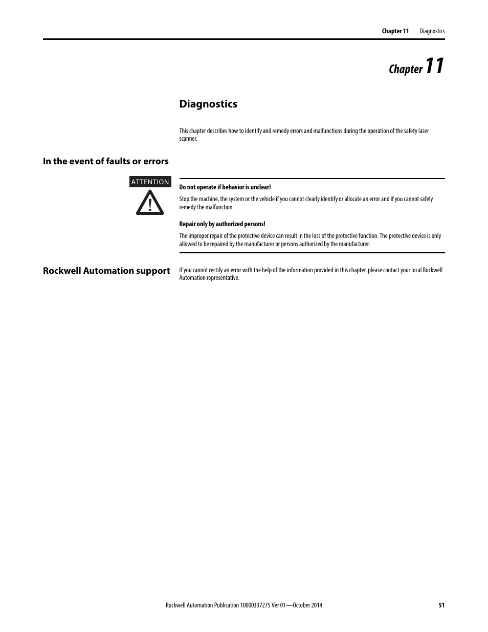 Chapter | Rockwell Automation 442L-SFZNMN SafeZone Mini Safety Laser Scanner User Manual User Manual | Page 53 / 80