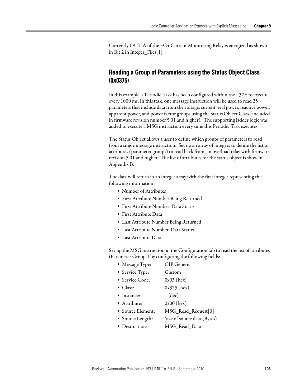 Rockwell Automation 193-EC4 EC4 Current Monitoring Relay User Manual User Manual | Page 102 / 157