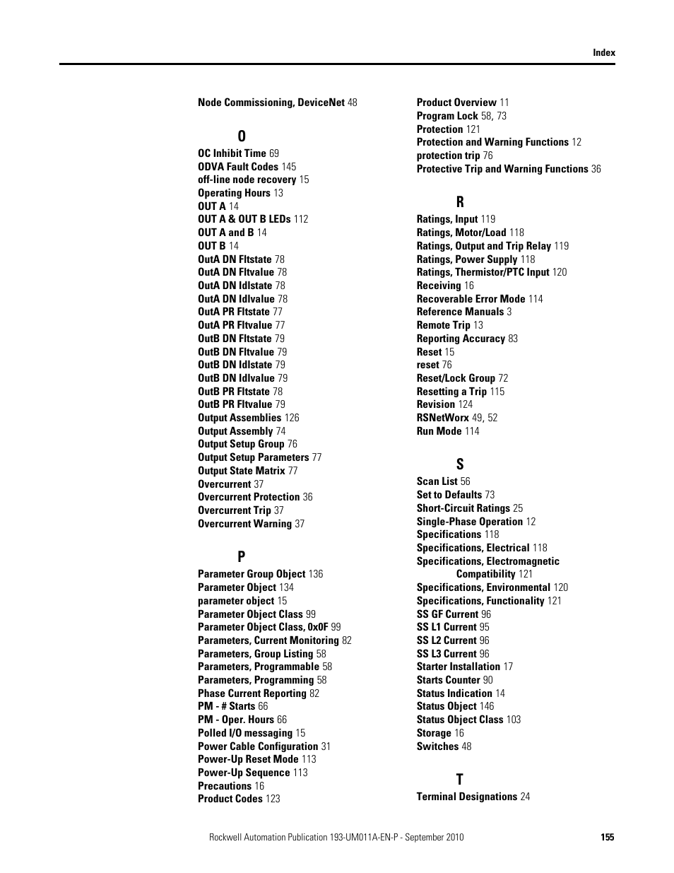 Rockwell Automation 193-EC4 EC4 Current Monitoring Relay User Manual User Manual | Page 154 / 157