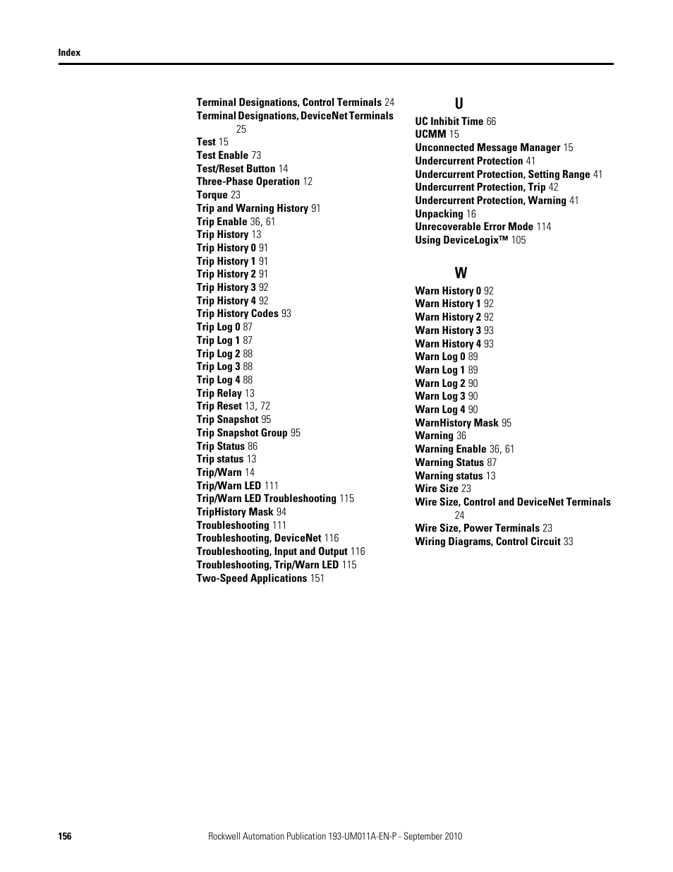 Rockwell Automation 193-EC4 EC4 Current Monitoring Relay User Manual User Manual | Page 155 / 157