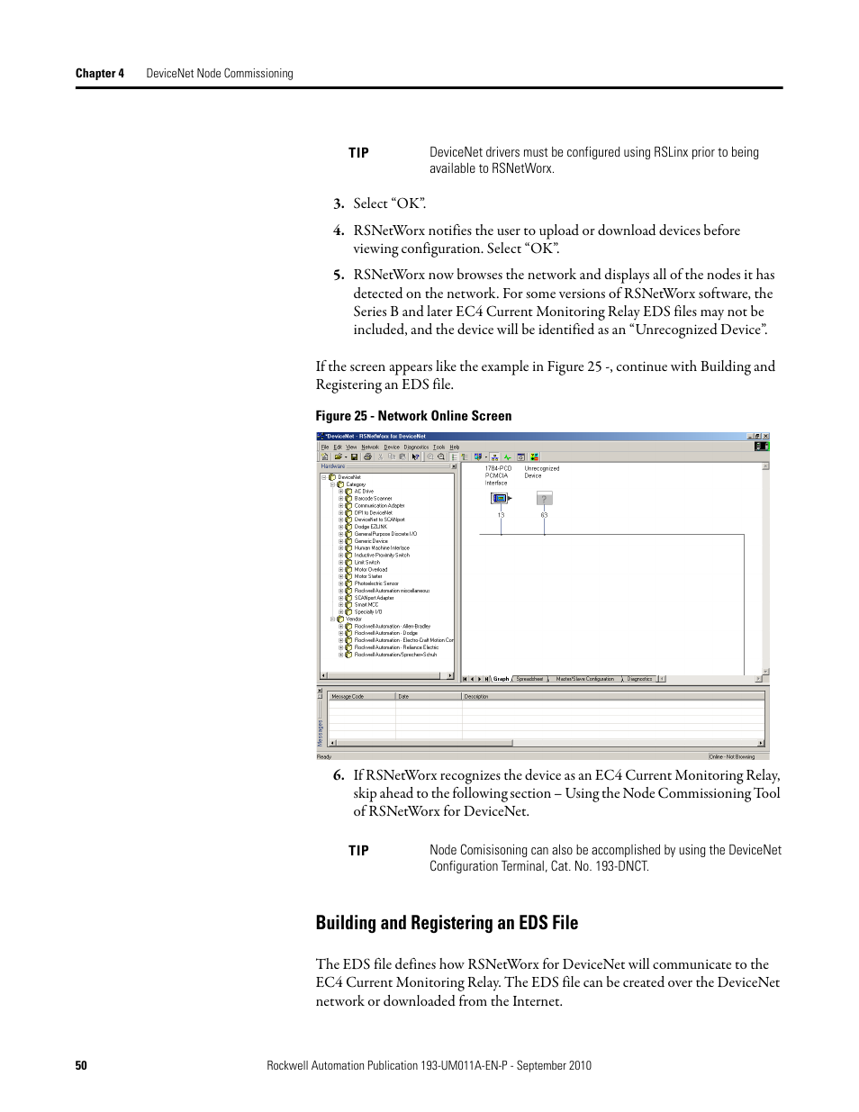 Building and registering an eds file | Rockwell Automation 193-EC4 EC4 Current Monitoring Relay User Manual User Manual | Page 49 / 157