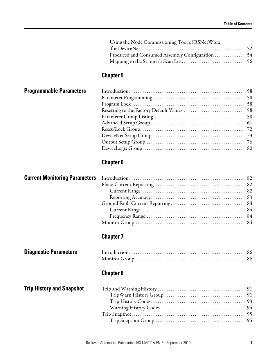 Rockwell Automation 193-EC4 EC4 Current Monitoring Relay User Manual User Manual | Page 7 / 157