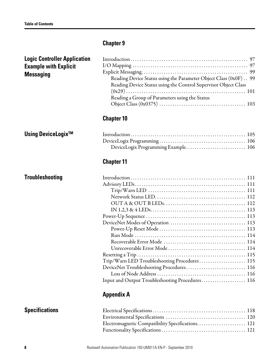 Rockwell Automation 193-EC4 EC4 Current Monitoring Relay User Manual User Manual | Page 8 / 157