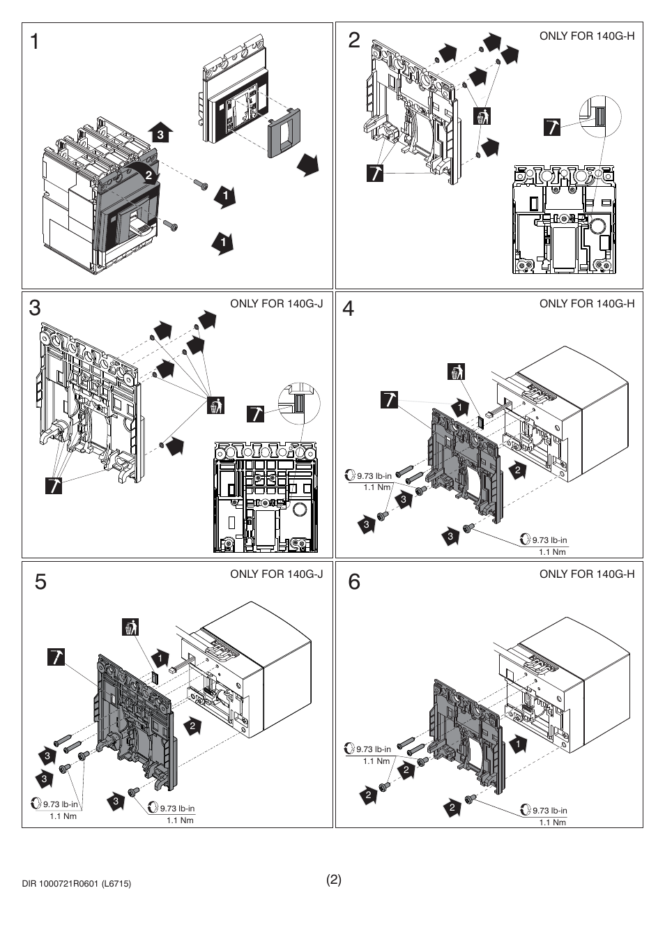 Rockwell Automation 140G-H-xxxx Stored Energy Operating Mechanism User Manual | Page 2 / 5