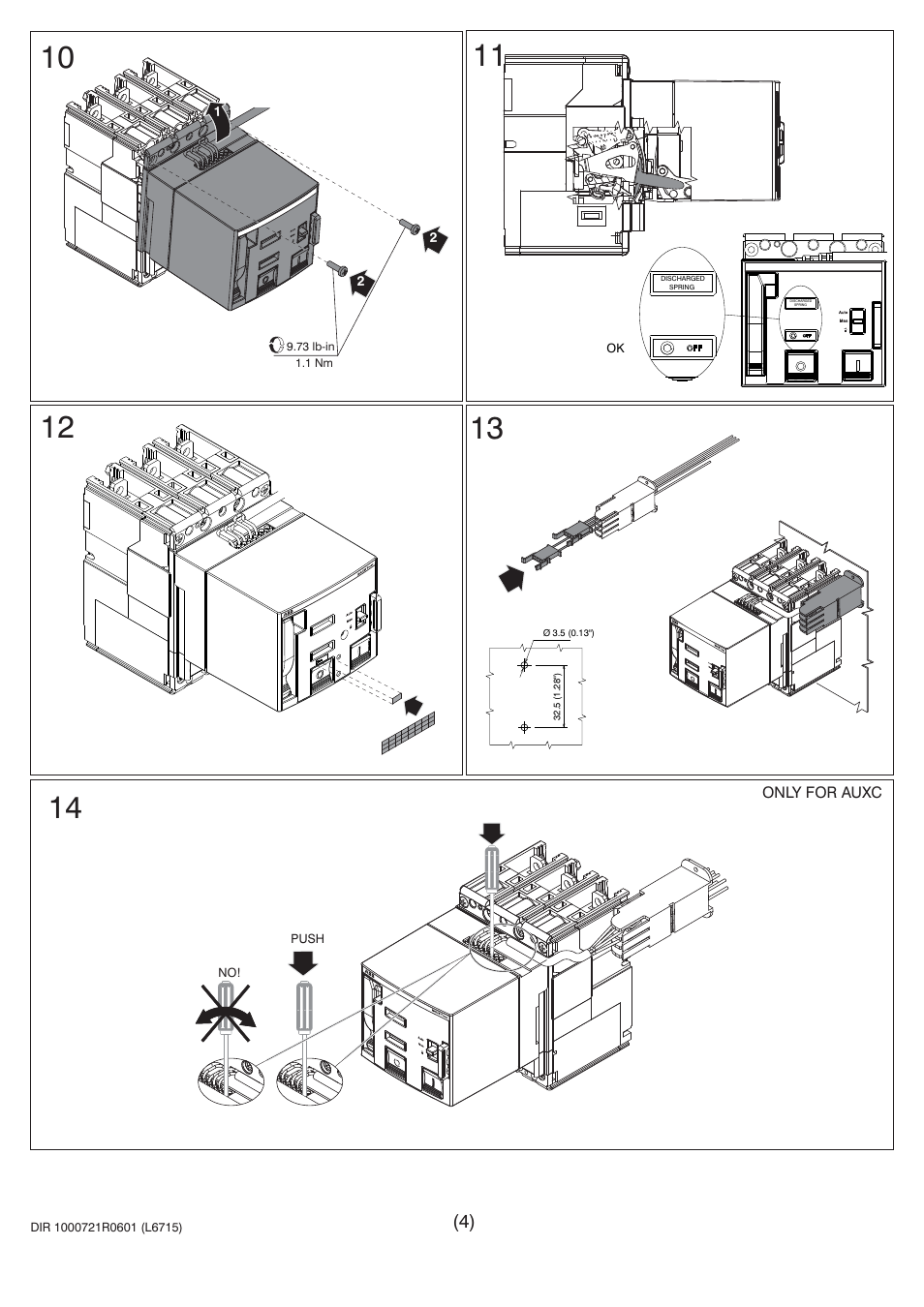 Rockwell Automation 140G-H-xxxx Stored Energy Operating Mechanism User Manual | Page 4 / 5