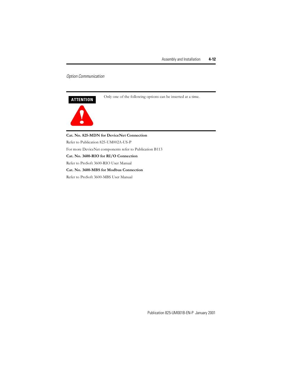 Rockwell Automation 825 Smart Motor Manager User Manual User Manual | Page 103 / 160