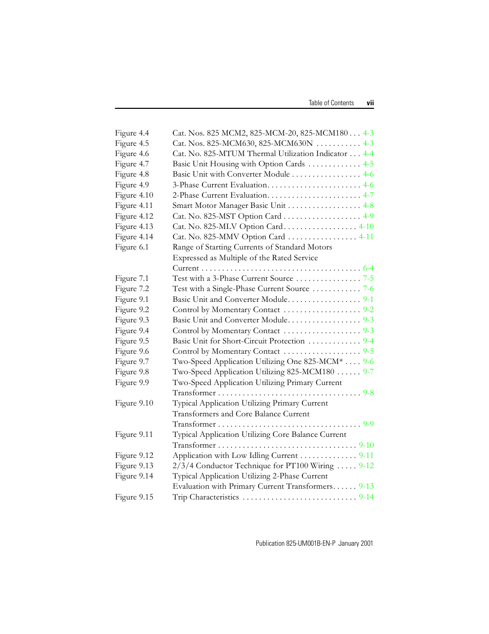 Rockwell Automation 825 Smart Motor Manager User Manual User Manual | Page 11 / 160