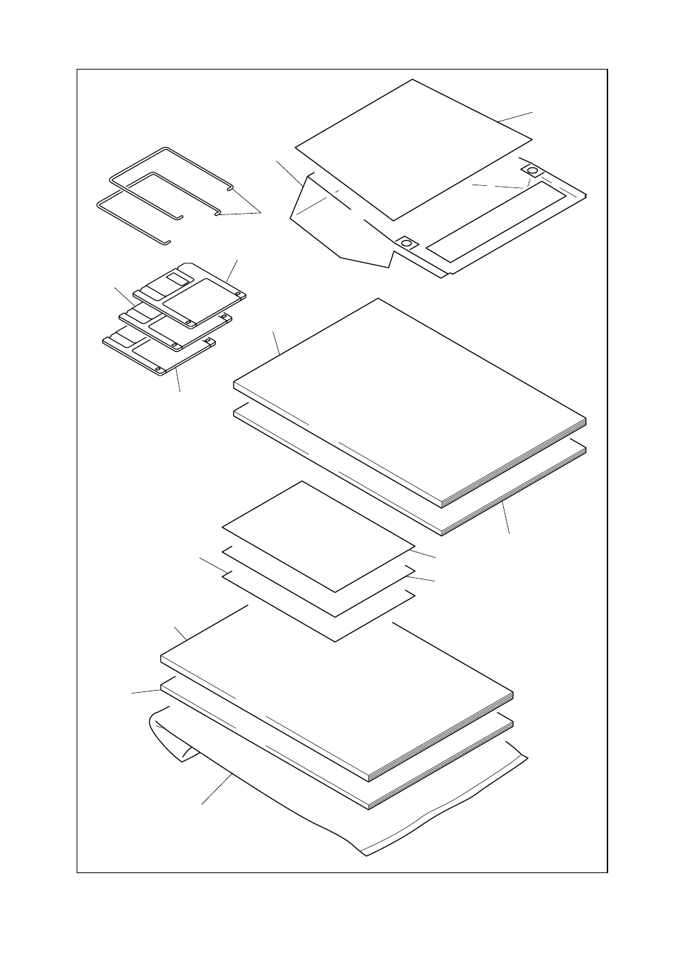 14 uk3676001 1 pr driver disk assy 3, 14 uk3714001 1 pr driver disk assy 5 (canada) | Brother HL-1060 User Manual | Page 18 / 20