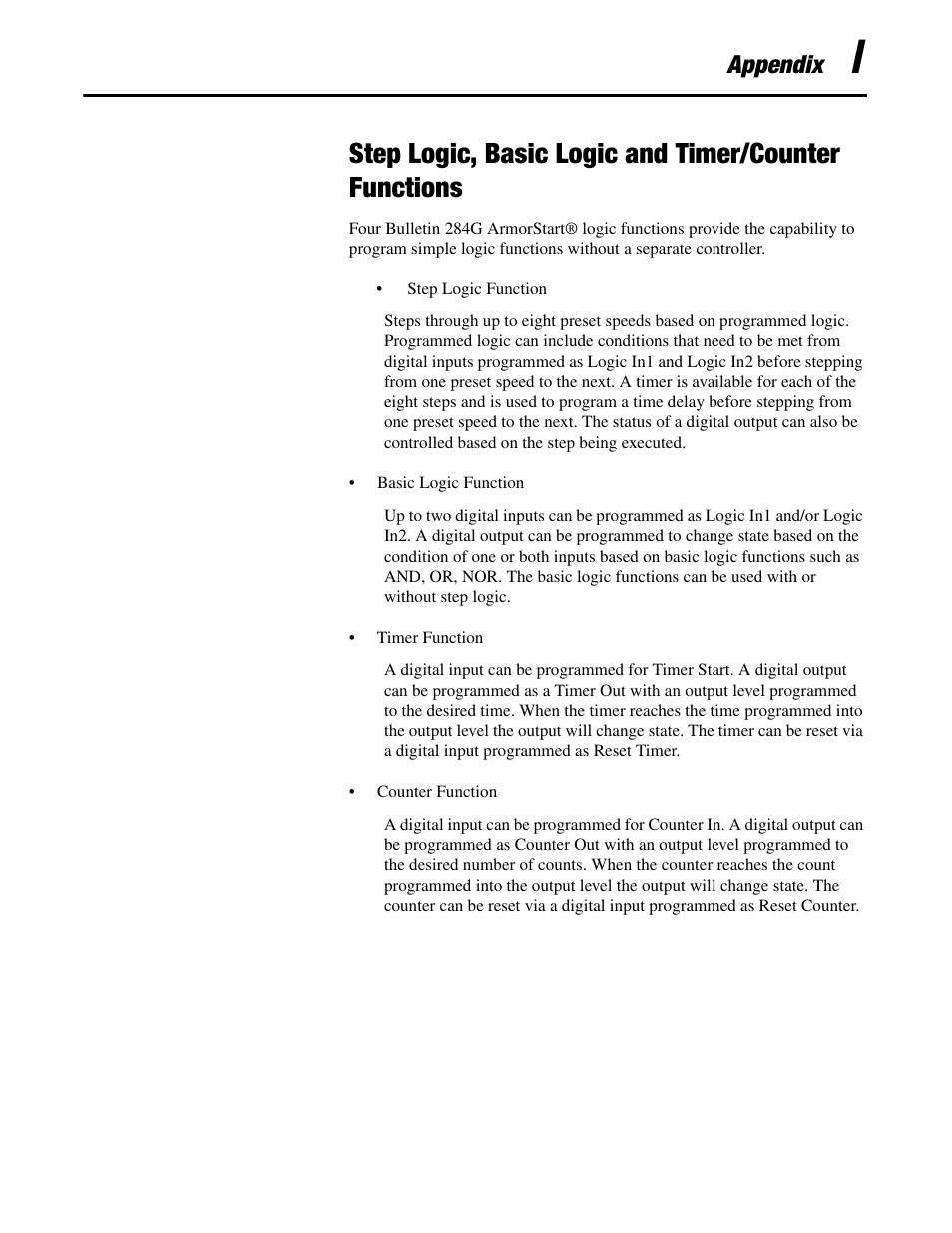 Appendix | Rockwell Automation 284G ArmorStart - User Manual User Manual | Page 315 / 324