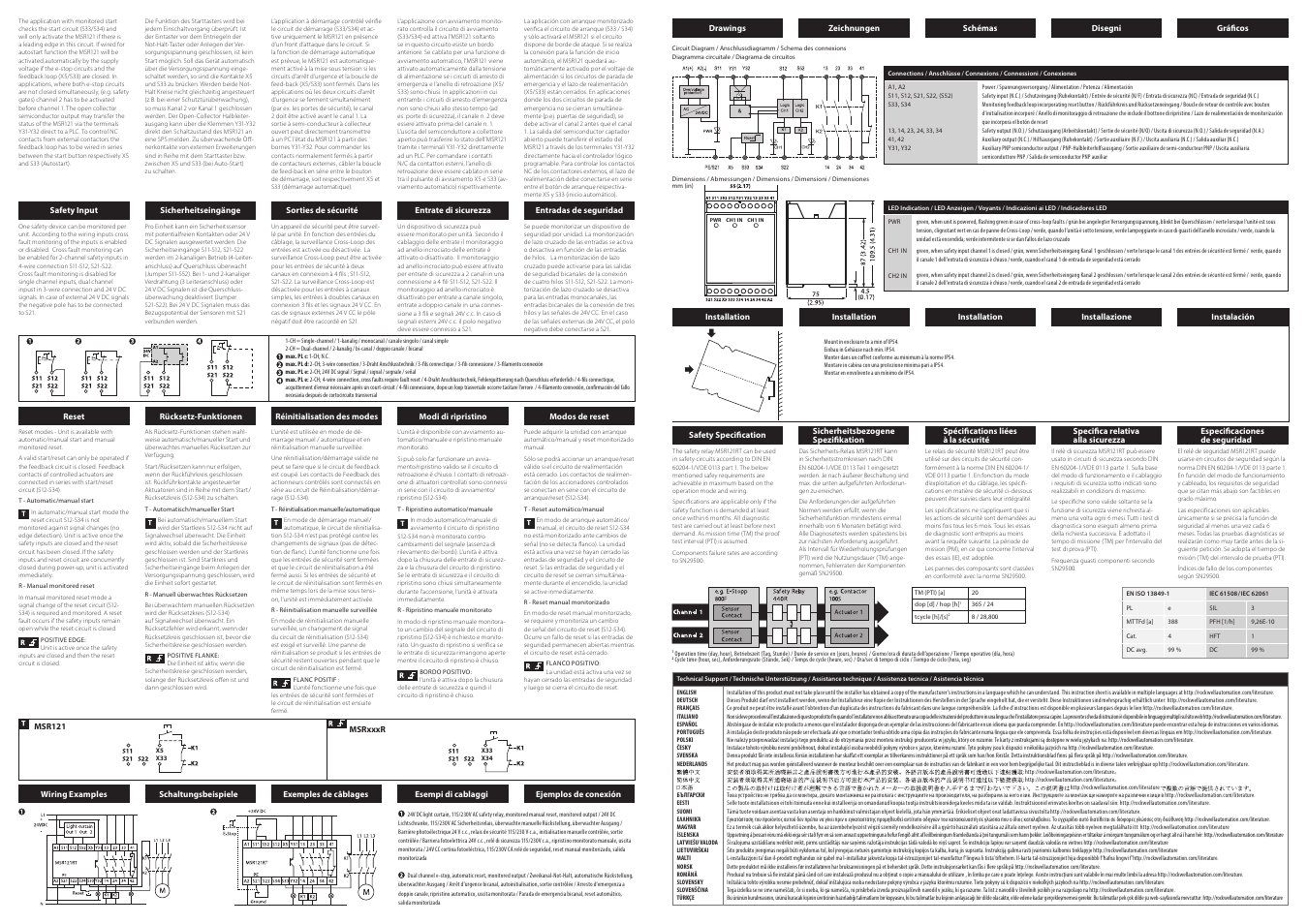 Rockwell Automation 440R Minotaur MSR121RT User Manual | Page 2 / 2