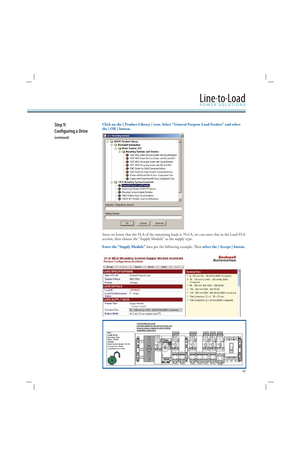 Step 9: confi guring a drive | Rockwell Automation 141A Mounting Ssystem MCS Star Tutorial User Manual | Page 15 / 40