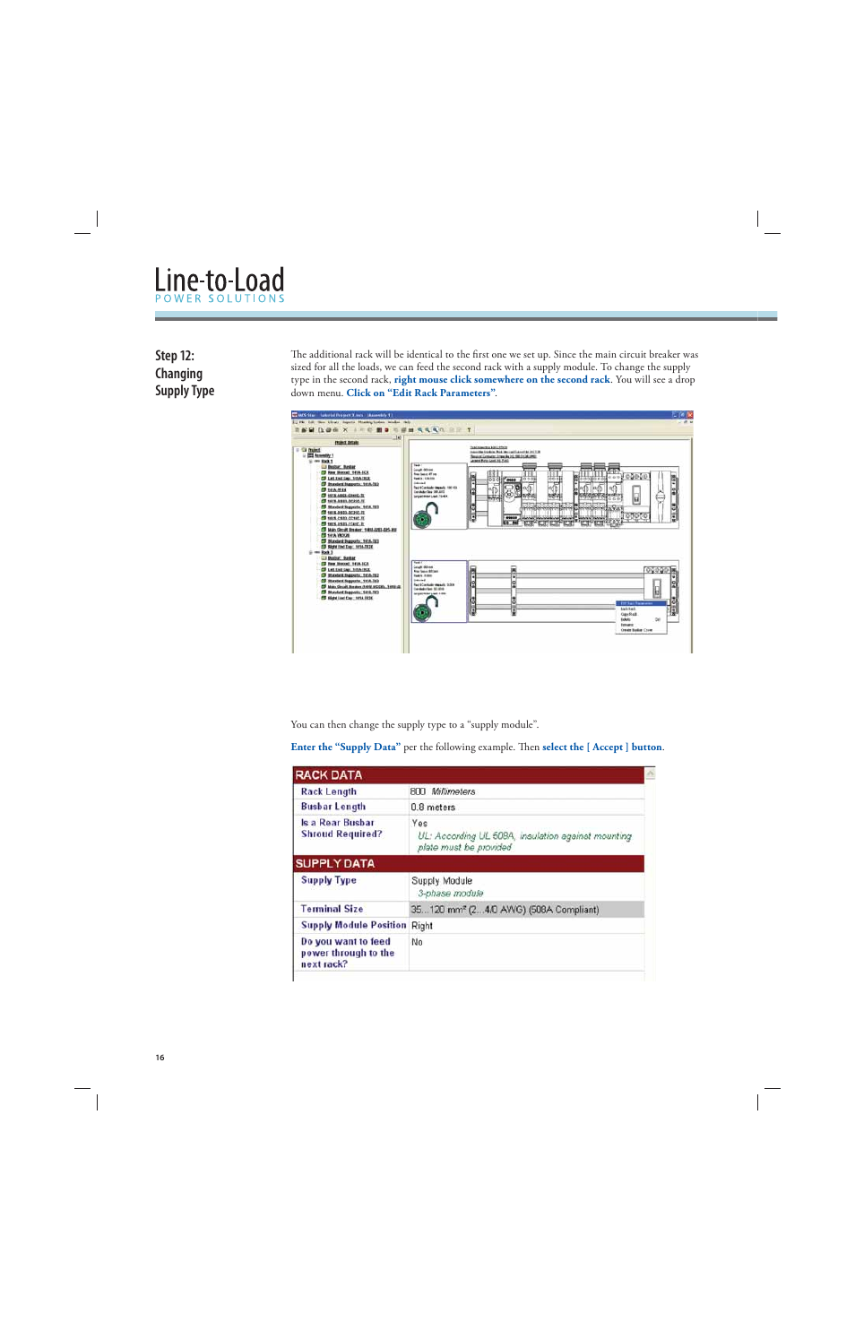 Step 12: changing supply type | Rockwell Automation 141A Mounting Ssystem MCS Star Tutorial User Manual | Page 18 / 40