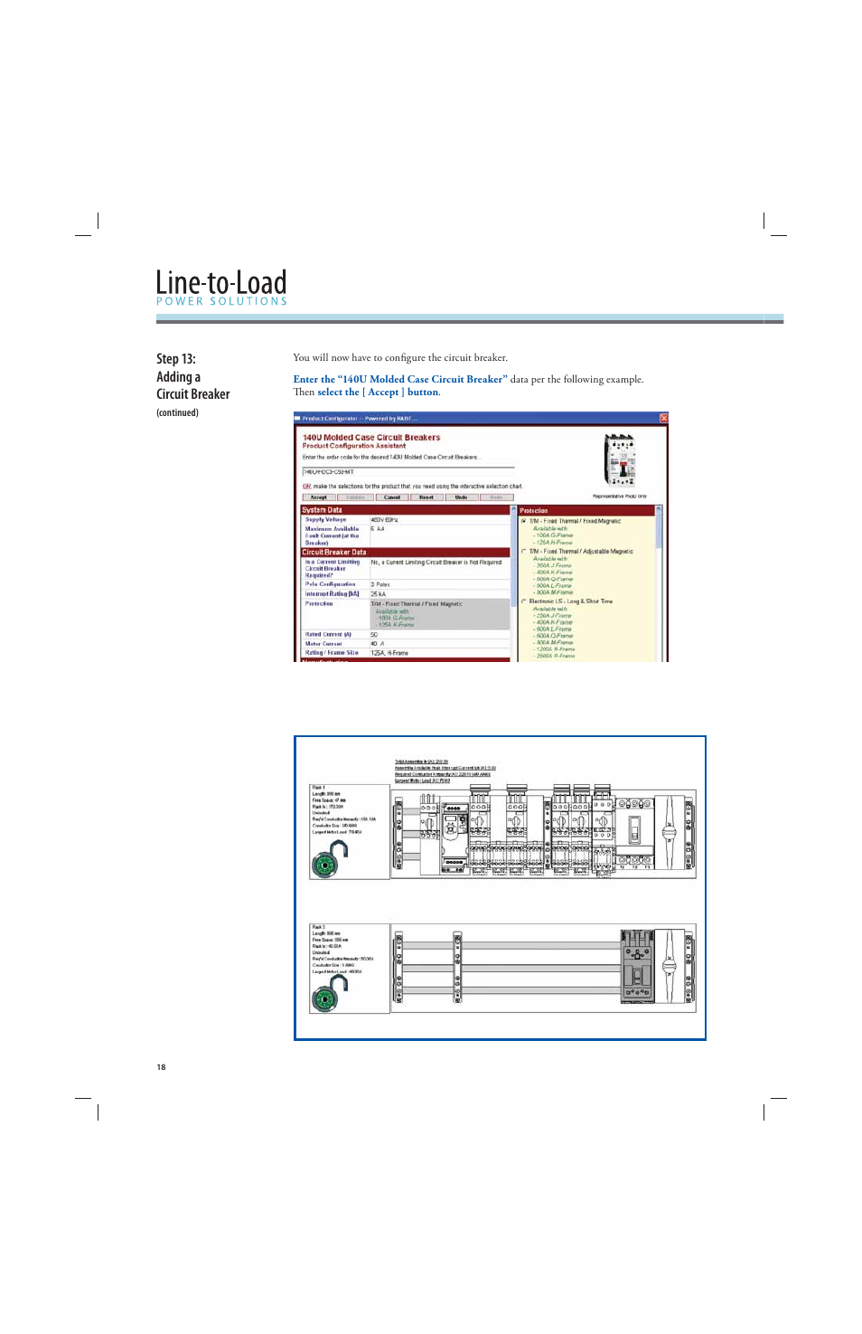 Step 13: adding a circuit breaker | Rockwell Automation 141A Mounting Ssystem MCS Star Tutorial User Manual | Page 20 / 40