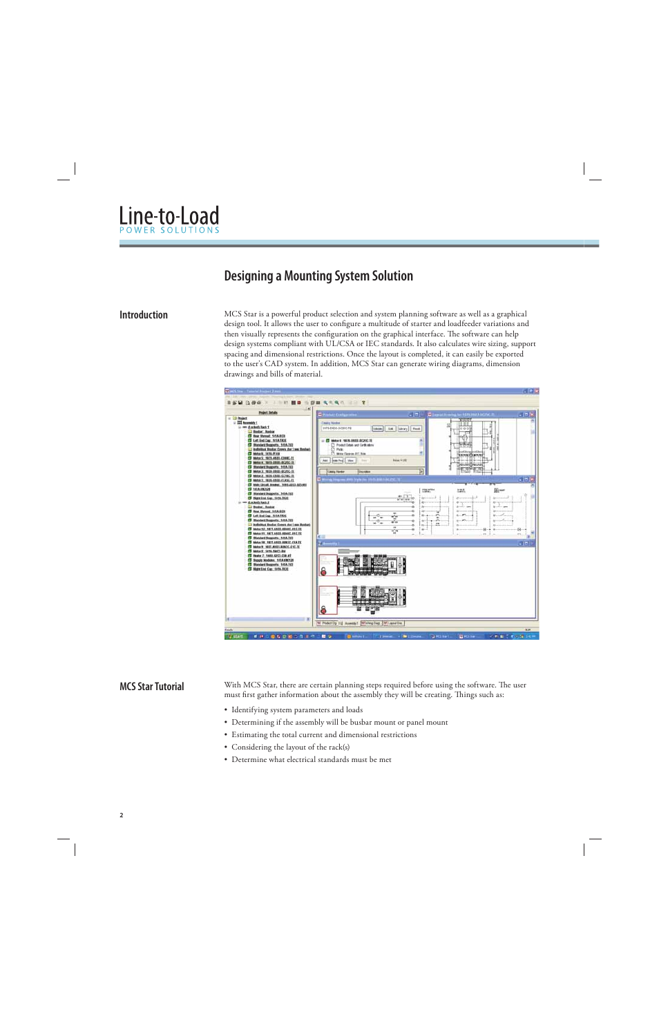 Designing a mounting system solution | Rockwell Automation 141A Mounting Ssystem MCS Star Tutorial User Manual | Page 4 / 40