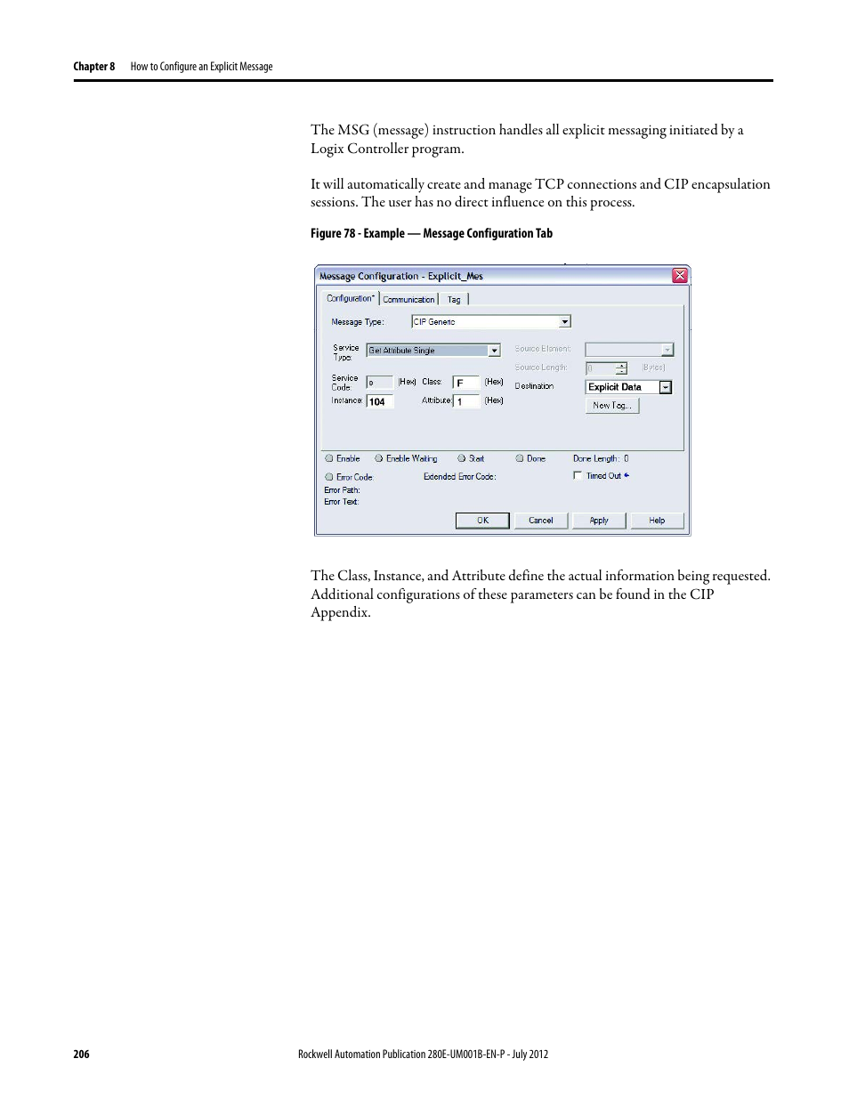 Rockwell Automation 284E ArmorStart with EtherNet/IP - User Manual User Manual | Page 206 / 348