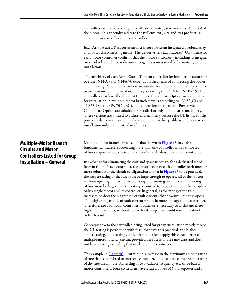 Rockwell Automation 284E ArmorStart with EtherNet/IP - User Manual User Manual | Page 265 / 348