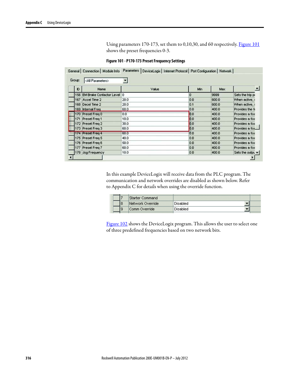 Rockwell Automation 284E ArmorStart with EtherNet/IP - User Manual User Manual | Page 316 / 348