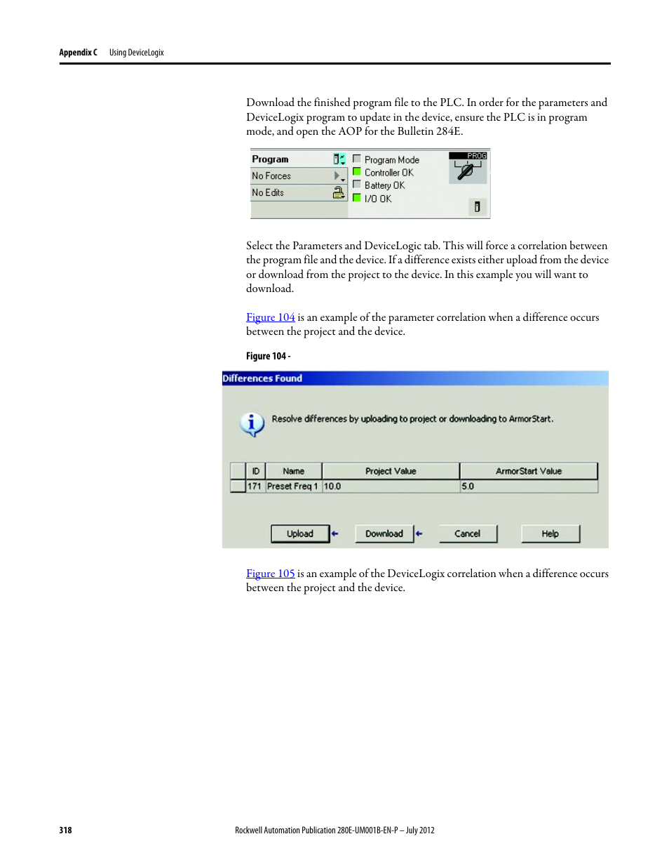 Rockwell Automation 284E ArmorStart with EtherNet/IP - User Manual User Manual | Page 318 / 348