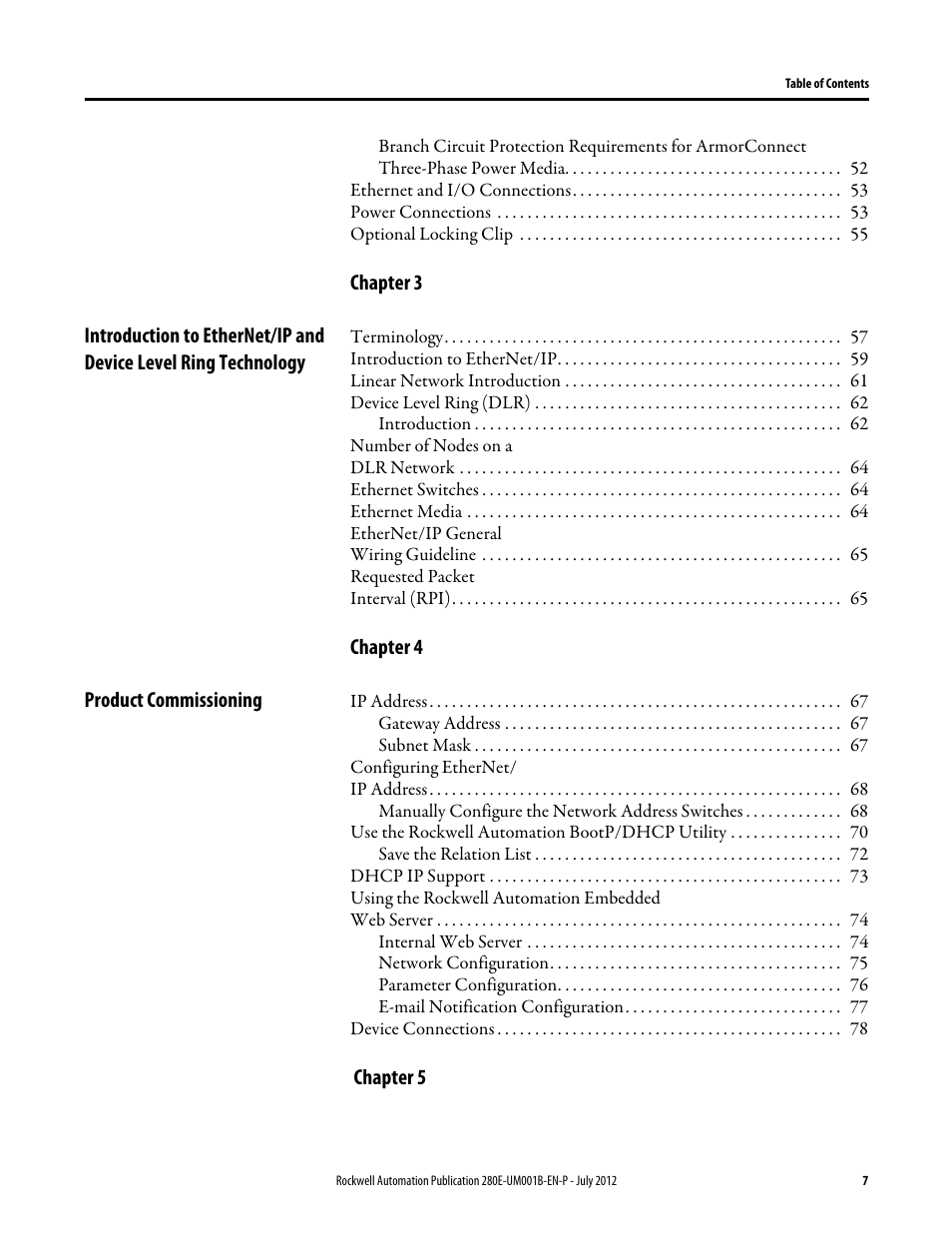 Rockwell Automation 284E ArmorStart with EtherNet/IP - User Manual User Manual | Page 7 / 348