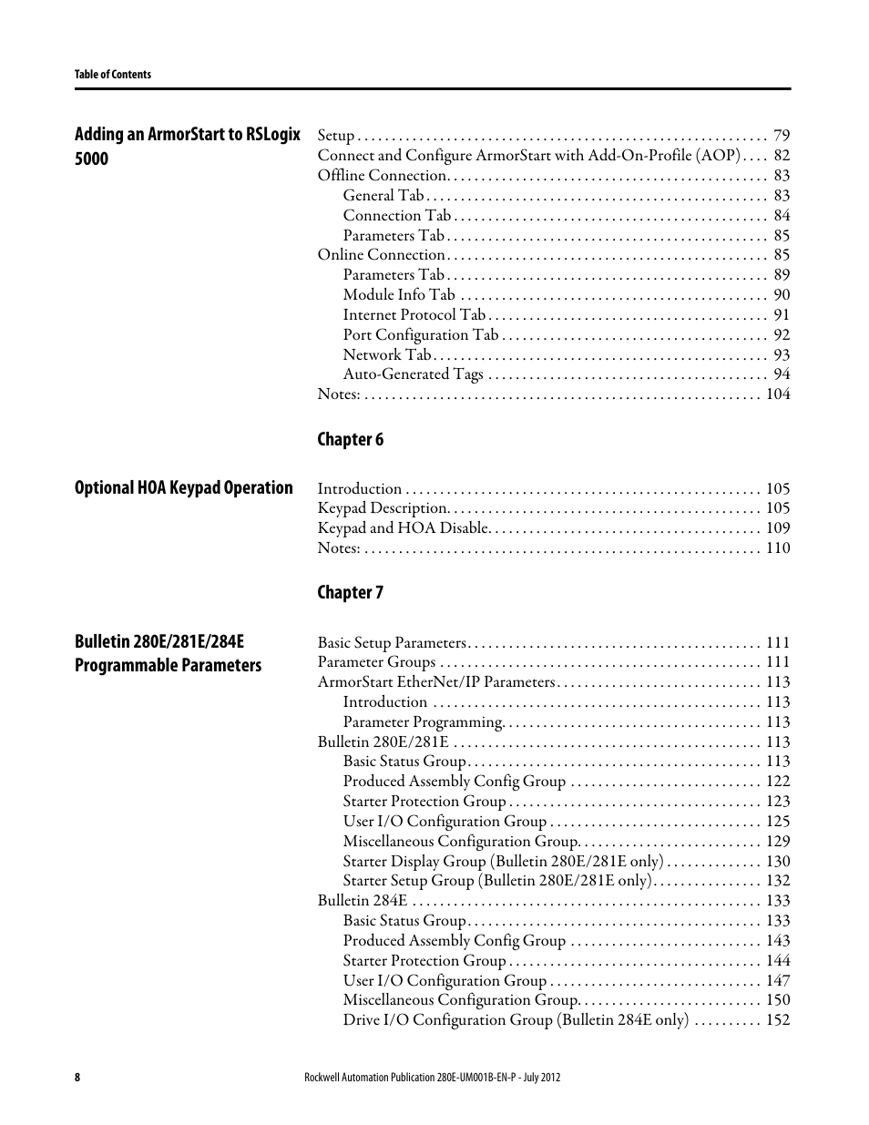 Rockwell Automation 284E ArmorStart with EtherNet/IP - User Manual User Manual | Page 8 / 348