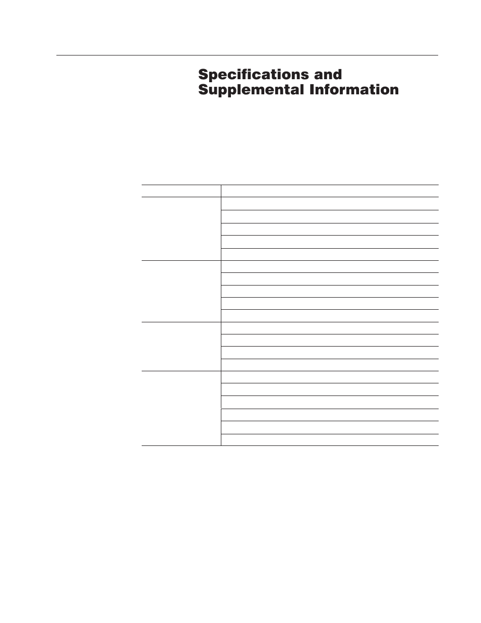 Specifications and supplemental information, Chapter | Rockwell Automation 1336T ControlNet Frn1.02 Rev 1.5 User Manual | Page 211 / 217
