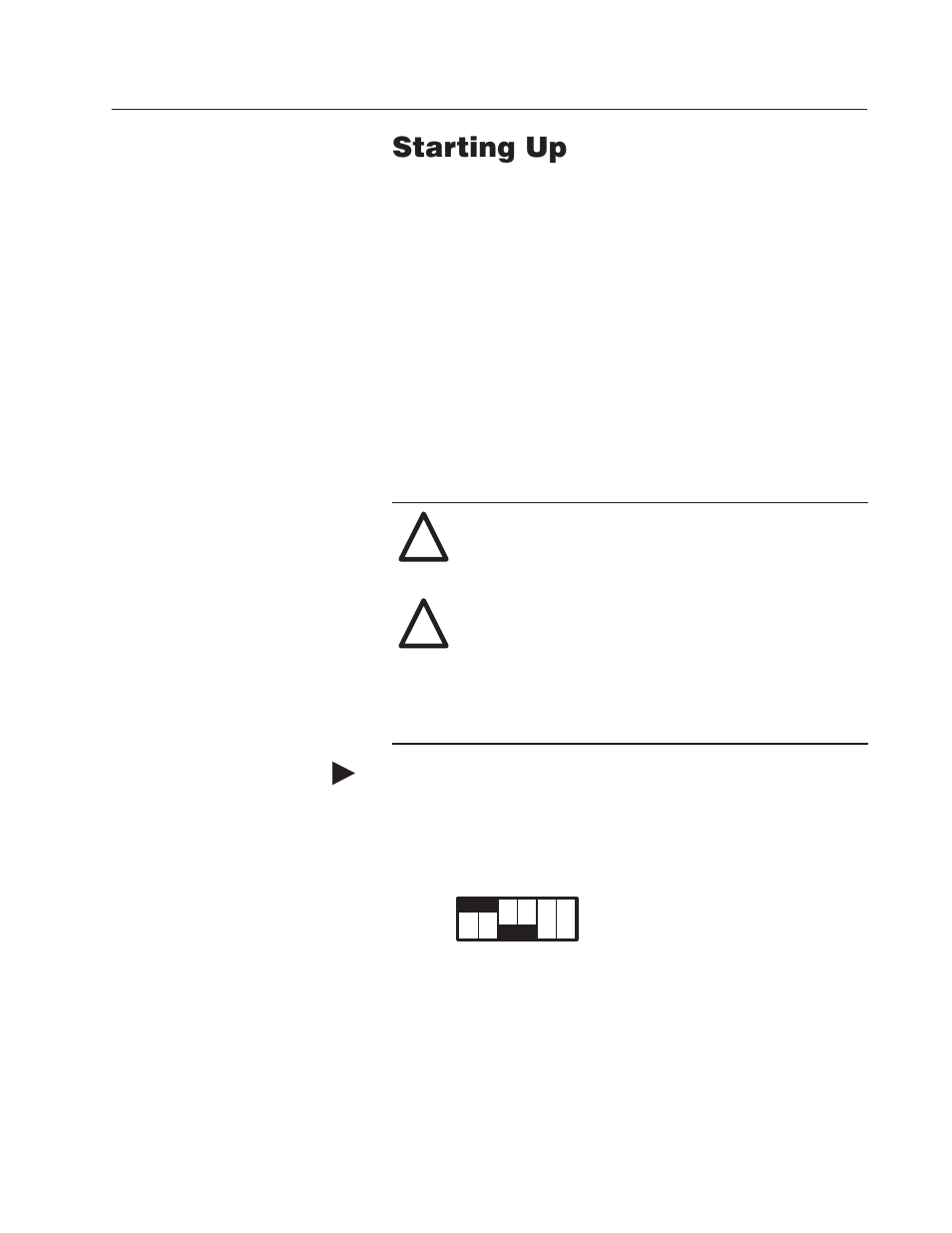 Starting up, Chapter | Rockwell Automation 1336T ControlNet Frn1.02 Rev 1.5 User Manual | Page 27 / 217