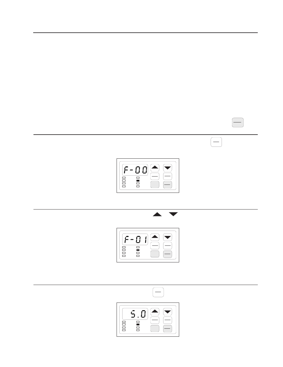 Programming, Introduction, Chapter | Displaying or changing parameter values, Key. step 2. enter program mode by pressing the, Key until the program led turns on, Key to display the parameter value | Rockwell Automation 1302 575v AC Drive - Canada Only User Manual | Page 59 / 101