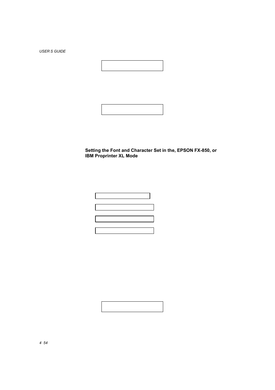 Or ibm proprinter xl mode -54 | Brother HL-1660E User Manual | Page 121 / 258