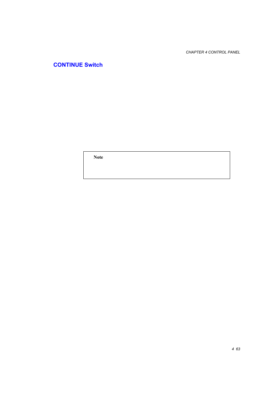 Continue switch, Continue switch -63 | Brother HL-1660E User Manual | Page 130 / 258