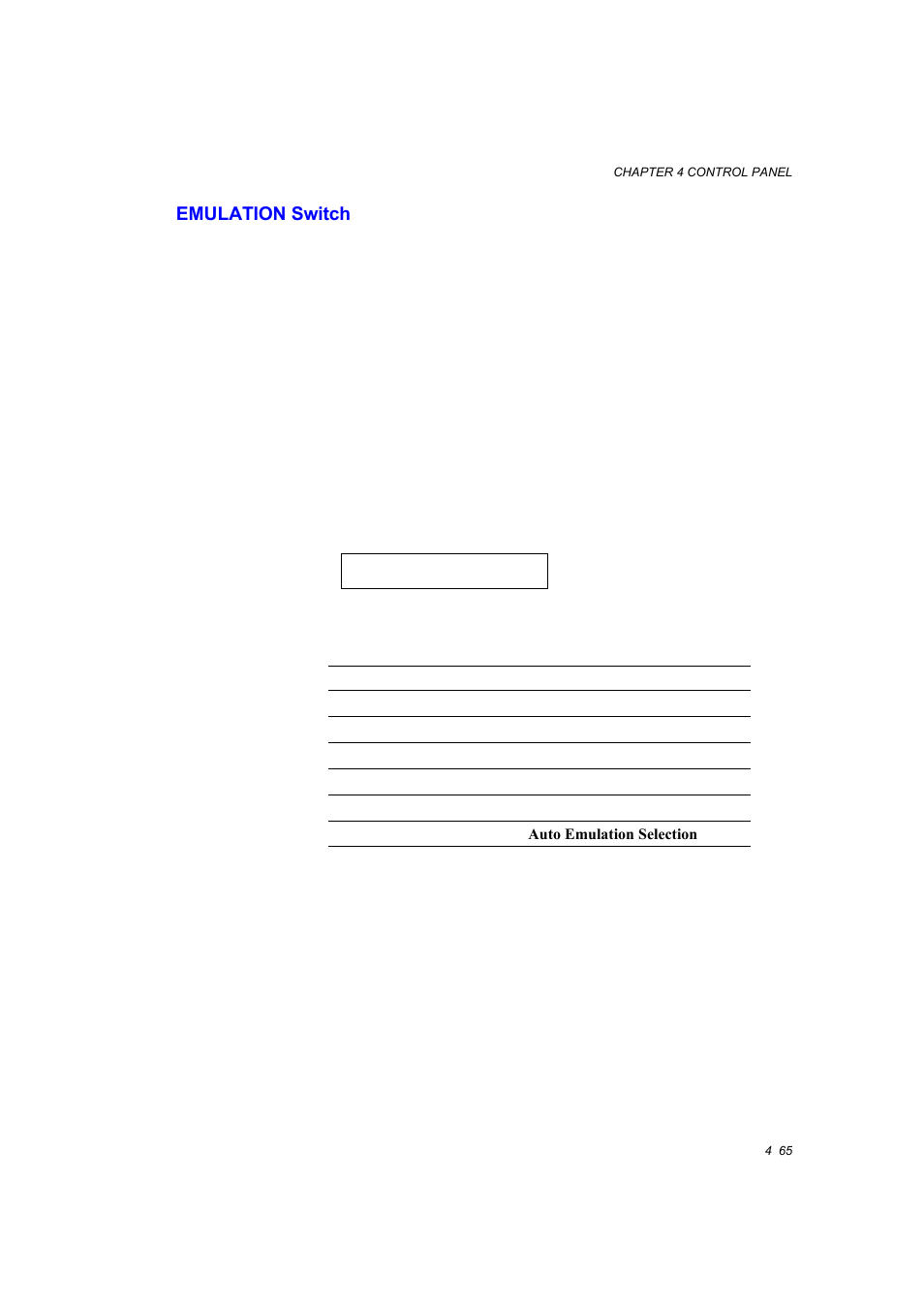 Emulation switch, Emulation switch -65 | Brother HL-1660E User Manual | Page 132 / 258