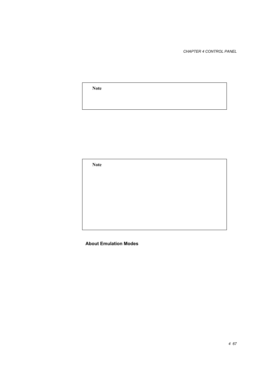 About emulation modes -67 | Brother HL-1660E User Manual | Page 134 / 258