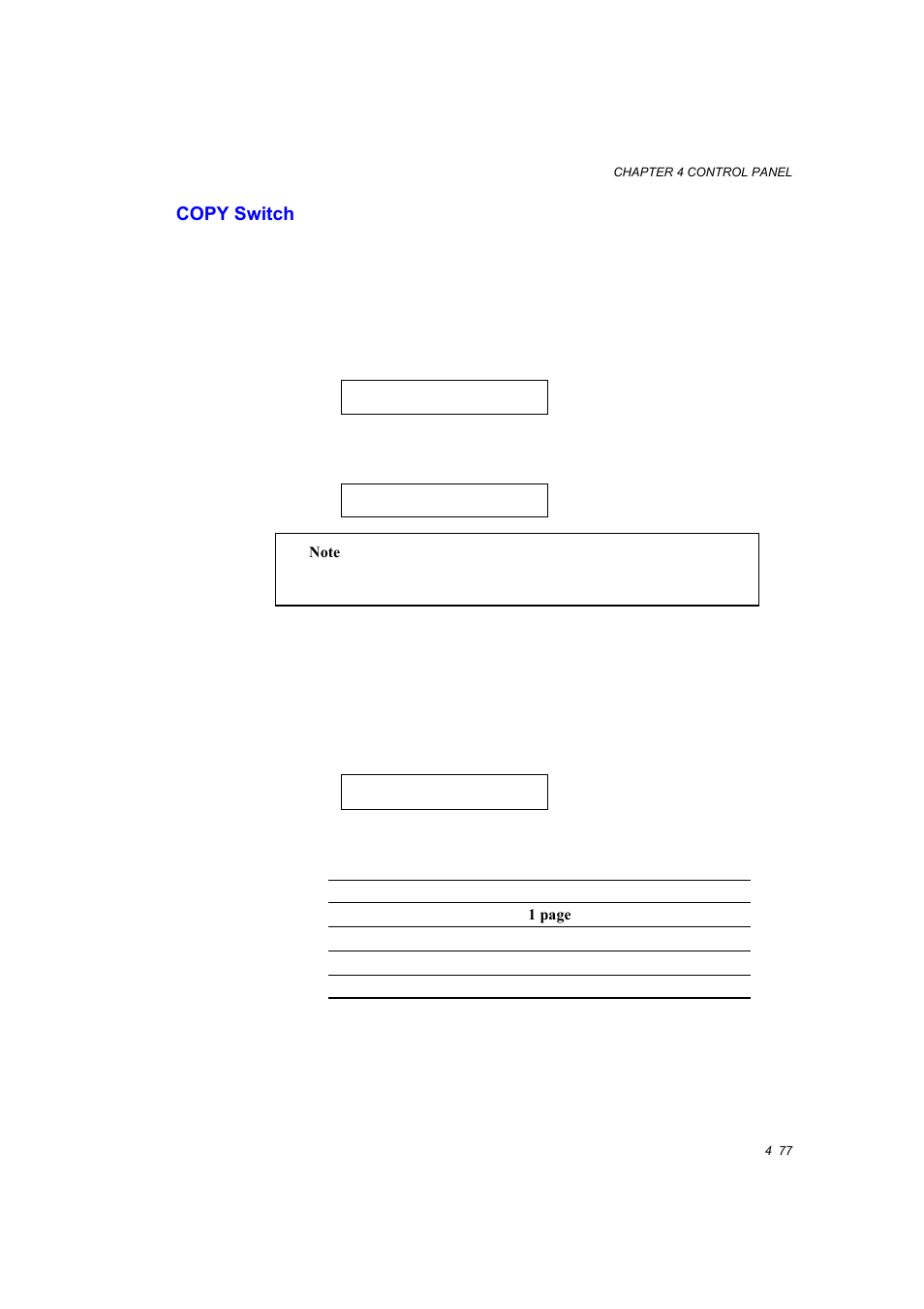 Copy switch, Copy switch -77 | Brother HL-1660E User Manual | Page 144 / 258
